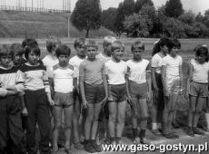 2253. Trojboj lekkoatletyczny w Lesznie - reprezentacja Szkoly Podstawowej nr 1 w Gostyniu (1983 r.)