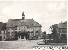 2278.Rynek w Gostyniu - pocztowka z okresu II wojny swiatowej