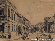 2289.Klosterstrasse (ulica Klasztorna) w Gostyniu na widokowce z poczatku XX wieku