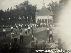 2307.Pokazy gimnastyczne podczas Zlotu Towarzystwa Gimnastycznego Sokol w Gostyniu w dniu 12 czerwca 1927 roku