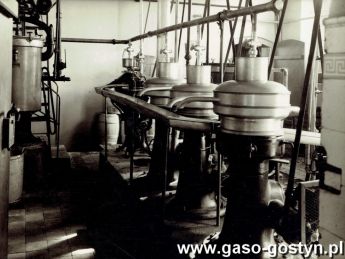 2316.Mleczarnia Spoldzielcza w Gostyniu - wirowki firmy Alfa-Laval (1939 r.)