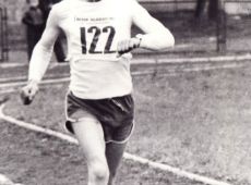 232. II Maly Maraton im. Edmunda Bojanowskiego (1985 r.) - meta na gostynskim stadionie