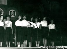 2511.Akademia w Zakladowym Domu Kultury Hutnik z okazji 60-lecia Wielkopolskiej Huty Szkla w Gostyniu (1982 r.)