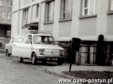 257.Fiat 126p  przy ulicy Hutnika w Gostyniu