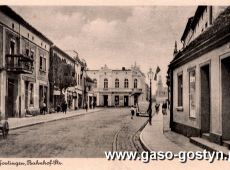 259.Ulica Bahnhof Strasse w Gostyniu - okres okupacji hitlerowskiej (obecnie ul. Kolejowa)