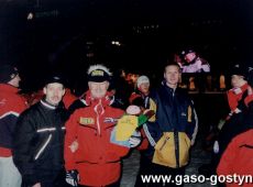 2602. Pracownicy Spoldzielni Mleczarskiej w Gostyniu na 17. Mistrzostwach Swiata w Lotach Narciarskich, ktore odbyly sie w dniach 9 - 10 marca 2002 w Harrachovie na skoczni Certak K-185