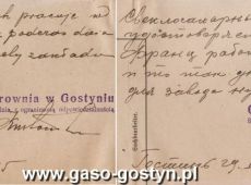 2665.Przepustka w jezyku polskim i rosyjskim uprawniajaca do pracy w Cukrowni w Gostyniu (29 stycznia 1945 r.)