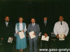2676. 20-lecie Zakladu Wodociagow i Kanalizacji w Gostyniu (sala w gostynskiej kregielni, 14 pazdziernika 1994 r.)