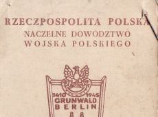 269.Legitymacja Odznaki Grunwaldzkiej - 1958r.