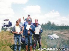 2745.Zawody wedkarskie na jeziorze Woniesc pracownikow Zakladu Wodociagow i Kanalizacji w Gostyniu (20 lipca 1996 r.)