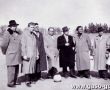 277. Zarzad KS Kania Gostyn (1961 r.), od lewej stoja Muszynski, Wojciechowski, Nowak, Plackowski, Dutkiewicz, Osieka-prezes, Sobierajski, Szymanski