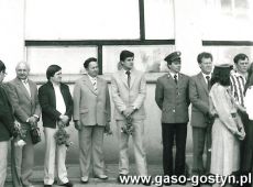 2813.Inauguracja roku szkolnego w Szkole Podstawowej nr 3 w Gostyniu (1985 r.) - zaproszeni goscie