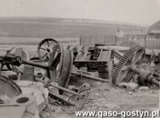 2830.Wyburzane dawnej cegielni Niemca Paula Schulza, z murow wybudowano nowy zaklad Spoldzielni Pracy Przenyslu Skorzanego (Gostyn, okolo 1950 r.)