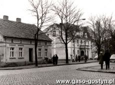 2886.Ulica Marchlewskiego ( Wroclawska) w Gostyniu, teraz w tym miejscu jest Rondo Solidarnosci