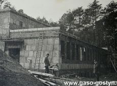 2887. Wielen - budowa osrodka wczasowego Wielkopolskiej Huty Szkla w Gostyniu (1975 r.)