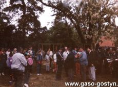 2921.Osrodek wypoczynkowy Cukrowni Gostyn S.A. w Loniewie - jubileusz 60-lecia Zakladowej OSP i 65-lecia Orkiestry Detej OSP przy Cukrowni (22 maja 1993 r.)