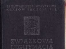 293.Zwiazkowa legitymacja czlonkowska - Gostyn 1955r.