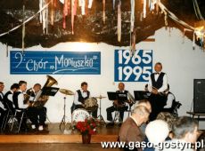 3060.Jubileusz Choru Moniuszko ze Strzelec Wielkich (Dom Strazaka w Piaskach, 25 listopada 1995 r.)-koncert Orkiestry Mayera z Gostynia