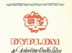 309.Dyplom dla GOK HUTNIK w Gostyniu-wyroznienie w Wojewodzkim Konkursie na najleosza kronike - 1987r.