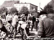 3095.Rynek w Gostyniu - czyn spoleczny