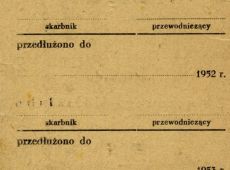 319. Legitymacja czlonkowska Zwiazkowego Motoklubu Unia Gostyn (1951 r.)