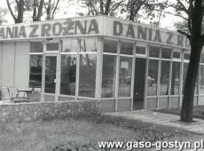 3195.Dania z rozna i lody wloskie, czyli kultowy lokal na Placu Karola Marcinkowskiego w Gostyniu powstaly w 1974 roku w drodze inwestycji Spolem WSS Poznan Oddzial Gostyn