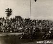 321.Unia Leszno - Kolejarz Rawicz (Leszno,22 maja 1955 r.), z plastronem nr 3 w barwach Kolejarza wystapil gostyninin Henryk Ignasiak, obok niego Waclaw Wechmann takze z Gostynia, Olejniczak i Zyto z Unii