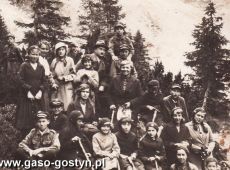 3251.Kolonia letnia mlodziezy z gostynskiego Gimnazjum Miejskiego na Podhalu (1934 r.)