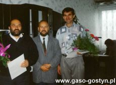 3269.Zaklad Wodociagow i Kanalizacji w Gostyniu - wyroznienia dla pracownikow za dlugoletna prace zawodowa (9 wrzesnia 1994 r.)