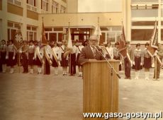 3289.Wojewodzka inauguracja roku szkolnego w Zbiorczej Szkole Gminnej w Krobi (3 wrzesnia 1979 r.)