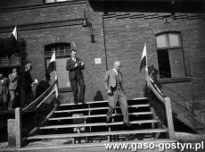 3379.Wojewoda poznanski dr Mikolaj Kwasniewski podczas wizyty w gostynskiej mleczarni (21 sierpnia 1935 r.)