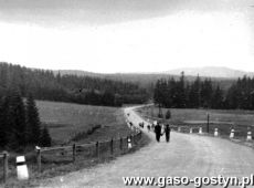 3416.Wycieczka PTTK z Gostynia do Czechoslowacji (1956 r.) - w drodze do  Tatrzanskiej Jaworzyny