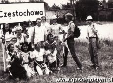 342. Gostynscy pielgrzymi w drodze do Sanktuarium Matki Bozej Czestochowskiej na Jasnej Gorze w Czestochowie