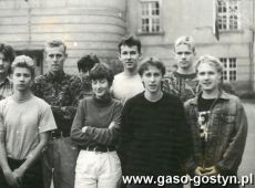 3423.Zarzad Szkolnego Klubu Sportowego gostynskiego Liceum Ogolnoksztalcacego (wrzesien 1992 r.)