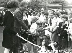 3487.Inauguracja nowego roku szkolnego w Szkole Podstawowej nr 3 w Gostyniu (1 wrzesnia 1986 r.)