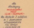 367.Dyplom dla druzyny modelarni GOK Hutnik, Gostyn, 1988 r.