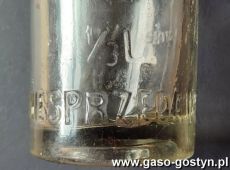 37.Butelka z Fabryki Wod Mineralnych  Franciszka Nowaka z Dusiny