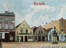 3747.Rynek w Poniecu (poczatek XX wieku)