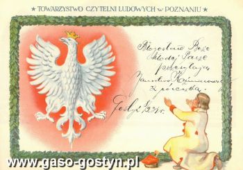 375.Telegram slubny-Gostyn, 1935 r.