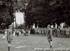 3758.Obchody 25-lecia harcerstwa w Poniecu-raport Marianowi Lagodzinskiemu sklada Mieczyslaw Krauze (30-31 sierpnia 1958 r.)