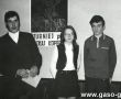 3767.Turniej Czytelniczy pod haslem MIKOLAJ KOPERNIK (PiMBP w Gostyniu (29.04.1973 r.), laureaci konkursu od lewej St.Lorek z Ponieca, U.Zuraszek z Krobi i Jacek Sobkowiak (czytelnik PiMB)