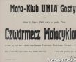 383.Plakat - czwormecz motocyklowy organizowany przez Moto-Klub Unia Gostyn (11 lipca 1948 r.)