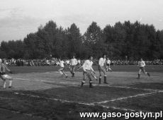 386. Puchar Polski w pilce noznej Kania Gostyn - Zaglebie Sosnowiec (0-6), stadion w Gostyniu (18.08.1976 r.)