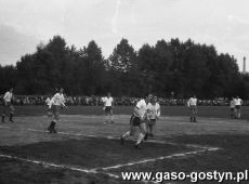 388. Puchar Polski w pilce noznej Kania Gostyn - Zaglebie Sosnowiec (0-6), stadion w Gostyniu (18.08.1976 r.)