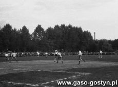 389. Puchar Polski w pilce noznej Kania Gostyn - Zaglebie Sosnowiec (0-6), stadion w Gostyniu (18.08.1976 r.)