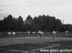 389. Puchar Polski w pilce noznej Kania Gostyn - Zaglebie Sosnowiec (0-6), stadion w Gostyniu (18.08.1976 r.)