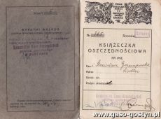 392.Ksiazeczka oszczednosciowa-Komunalna Kasa Oszczednosci w Gostyniu