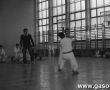 395. Turniej karate w hali sportowej Szkoly Podstawowej nr 2 w Gostyniu (lata 80. XX wieku)