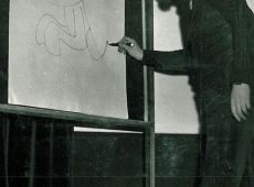 3966. IX Festiwal Filmow o Bolku i Lolku (Zakladowy Dom Kultury w Gostyniu, 1980 r.)-spotkanie z Wieslawem Zieba, rezyserem i animatorem  ze Studia Filmow Rysunkowych w Bielsku-Bialej