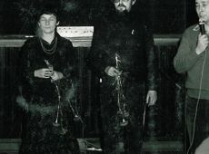 3968. IX Festiwal Filmow o Bolku i Lolku (Zakladowy Dom Kultury w Gostyniu, 1980 r.)-spotkanie z Ewa Kulig i Wieslawem Zieba ze Studia Filmow Rysunkowych w Bielsku-Bialej, spotkanie prowadzil Stanislaw Czajka